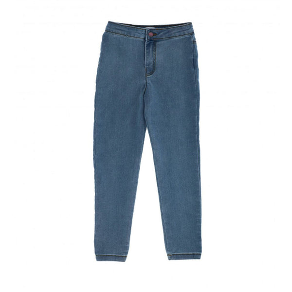 OM Plain Mid Blue Tregging 1686