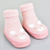 Face Pink Comfortable Socks Booties 7646