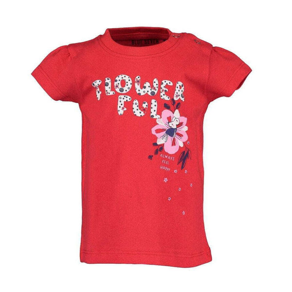 BS Flower Full Red Tshirt 3777