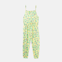 K&K Jungle Yellow All Over Jumpsuit 7457