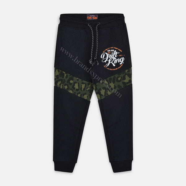 DK Camouflage Knee Patch Black Trouser 3262
