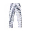 LS Zigzag Print White Legging 4327