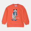 B.X Panda Makes Some Cool Things Peach Sweatshirt 3120