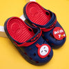 Heren With You Bunny Super Soft Breathable Navy Blue Clogs 2474