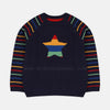 MC Multi Stripe & Stars Navy Blue Sweater 7708