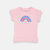 FX Rainbow Embroidered Pink Top 1340