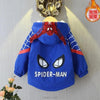 BKT Spider Man Style Sherpa Inner Royal Blue Puffer Jacket 7657