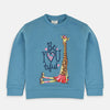 ZR Be Your Giraffe Mid Blue Sweatshirt 3122