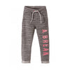 L&S Break Printed lining Textured Grey Trouser 1070