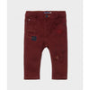 OM Maroon Square Embroidery Pant 1163