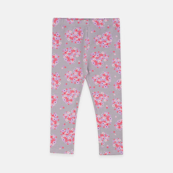 SC Flower Hearts Grey Legging 2173