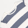 OK Slub Cadet Blue & White Stripe Pocket Tshirt 4213