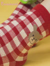 CRM Red & White Bear 3 Piece Socks Set 9266