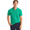 GAP Solid Pigment Green Pique Polo Shirt (Label Removed)