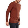 KB Round Neck Soft Knit Brown Sweater