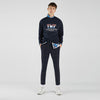 Bershka Navy Blue YWF Men Sweatshirt 5103