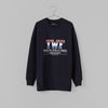 Bershka Navy Blue YWF Men Sweatshirt 5103