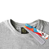 ZBR Grey Franks Round Neck T-Shirt