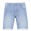 TT Josh Light Blue Regular Slim Denim Shorts