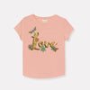 ZR Girls Printed Love Tea-Pink Tale Top 9743