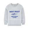 TAO Waves Rider Shark Grey Sweatshirt 3149
