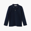 MNG Full Sleeves Navy Blue Polo 505