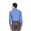 ARO Blue Solid Slim Fit Formal Shirt