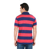 GAP Rugby Red And Blue Stripe Pique Polo Shirt (Label Removed)
