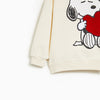 ZR Kids Ecru Snoopy Sweatshirt 11756