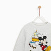 ZR Kids Grey Happy Birthday Sweatshirt 11750