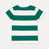 OK Slub Green & White Stripe Pocket Tshirt 4216