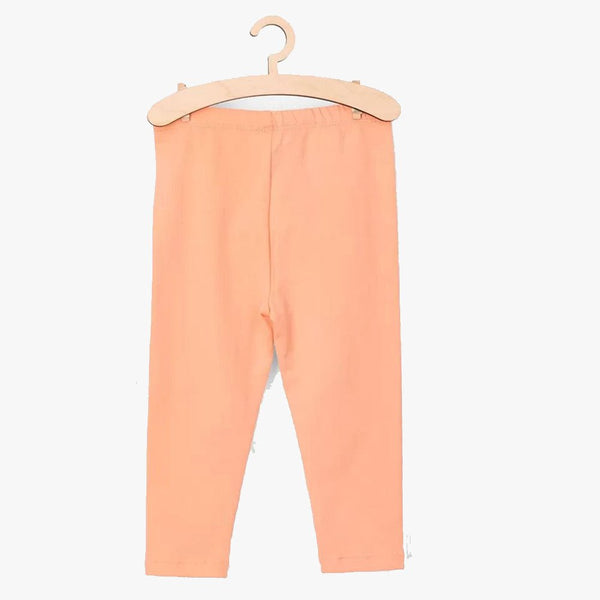 51015 Crown Print Peach Legging 4338
