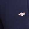 4F Pink Cord Navy Blue Fleece Trouser 2374