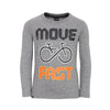 4F Move Bicycle Milange Grey Full Sleeves Tshirt 2533