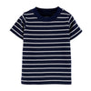 CRT Navy Blue With White Line Tshirt 4250