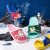 K.Bear Penguin Dark Pink Top Pink Soft Slippers 4901
