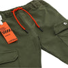 OM 5 Pocket Style Orange Cord Olive Green Pant 3193