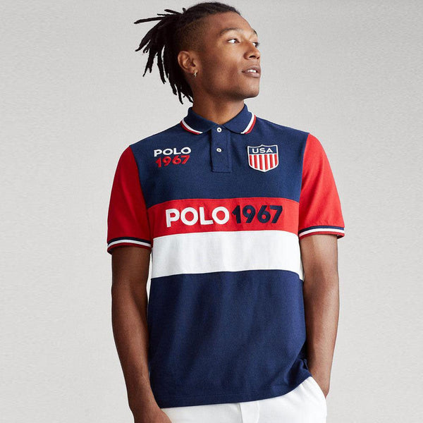 Color Block Red and Blue 1967 Polo 1628 6110