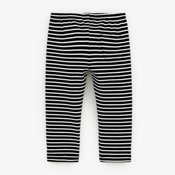 ZR Navy Blue & White Stripe Legging 784