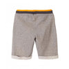 LS Yellow Cord Texture Grey Shorts 3707