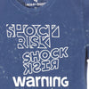 LS Shock Risk Acid Wash Dirty Look Blue Tshirt 2523