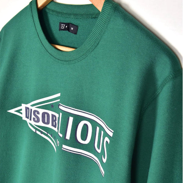 TX Disobilious Print Green Sweatshirt 2830