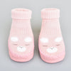 Face Pink Comfortable Socks Booties 7646