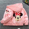 BKT Minnie Mouse Light Weight Pink Hooded Zipper 7671