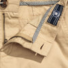 HM Plain Light Brown Cotton Shorts 7122