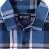 PLC Cadet Blue Big Check Full Sleeves Casual Shirt 7063