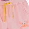 5105 Crab Print Pink Girls Shorts 3698