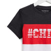 INEX Red and White Block CHILL Tshirt 1476
