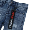 OM Ripped Patch Mid Blue Denim 3221