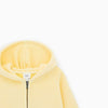 ZR Yellow Cord String Zipper Hoodie 979